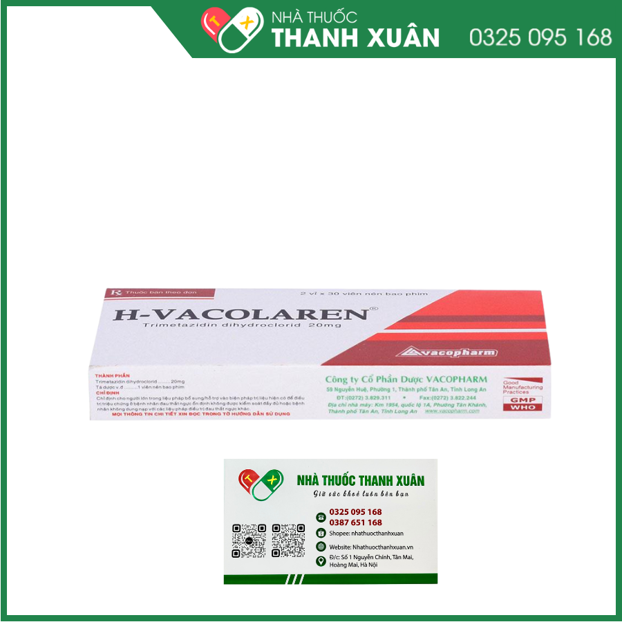 H-Vacolaren 20mg hỗ trợ điều trị